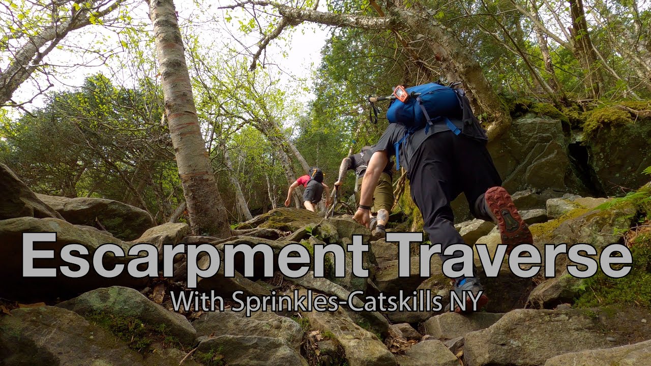 Escarpment Trail with Sprinkles in the Catskills NY