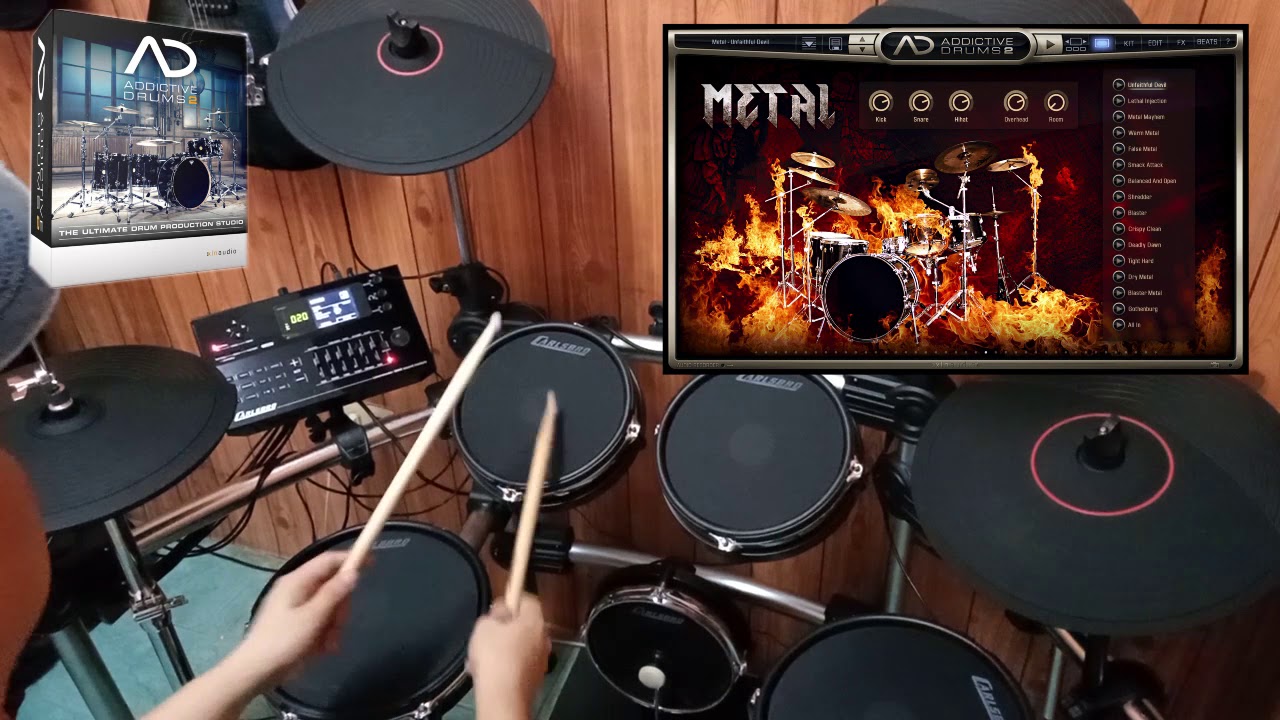 Testing Addictive Drums 2 on my CARLSBRO CSD600