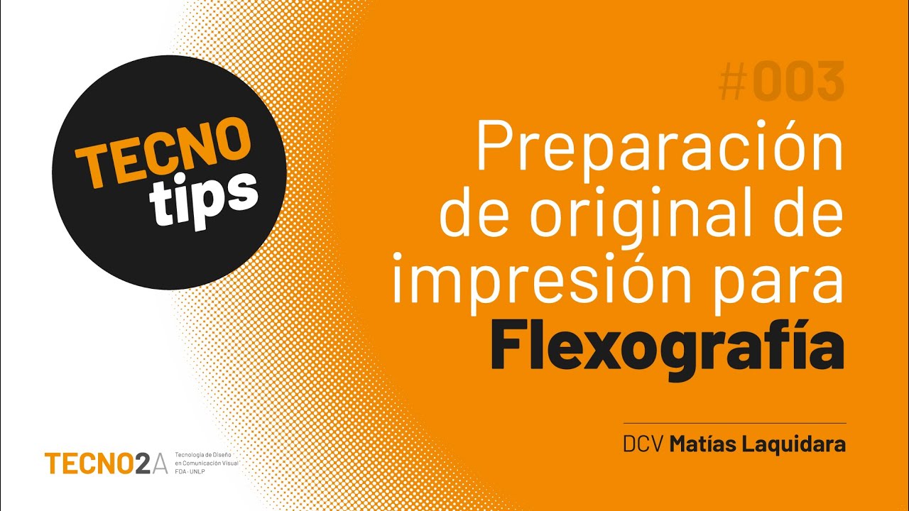 Tecno Tip 3 / Preparación de original de impresión para Flexografía