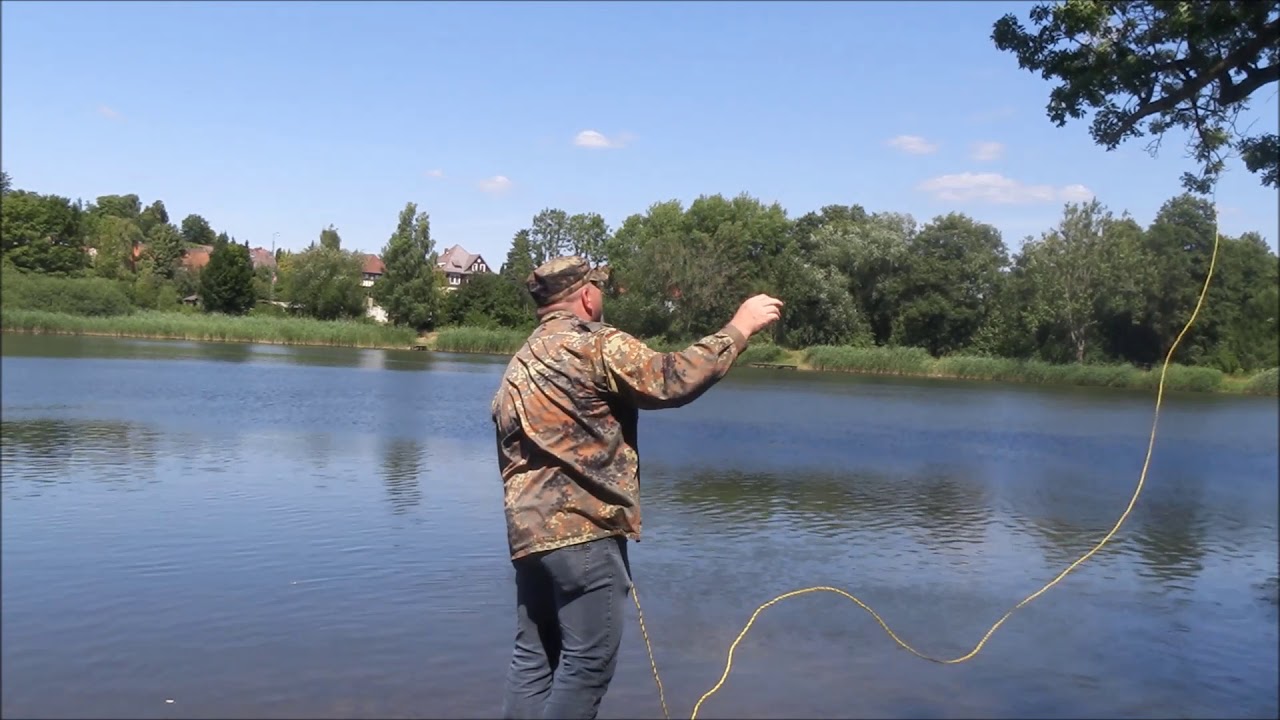 Magnetangeln am Röseteich in Walkenried