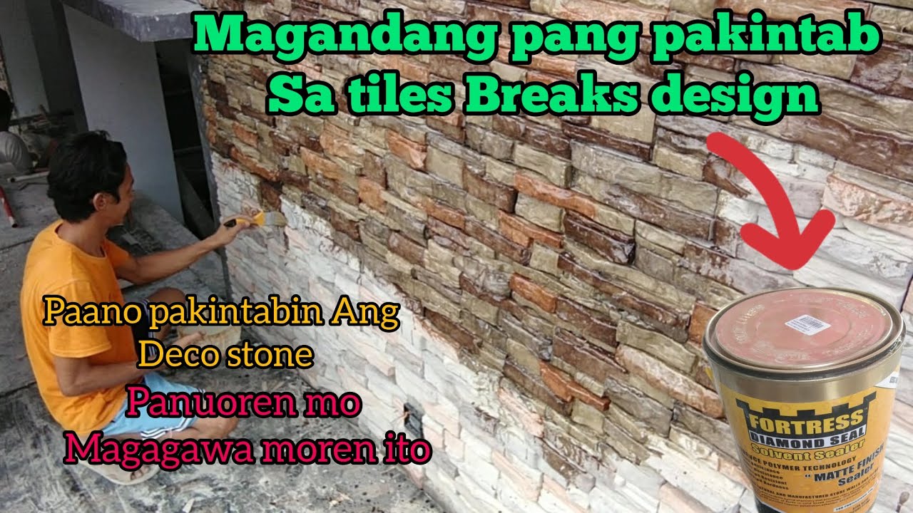 Paano pakintabin Ang |Deco stone| or tiles breaks panooren mo. magagawa moren to!
