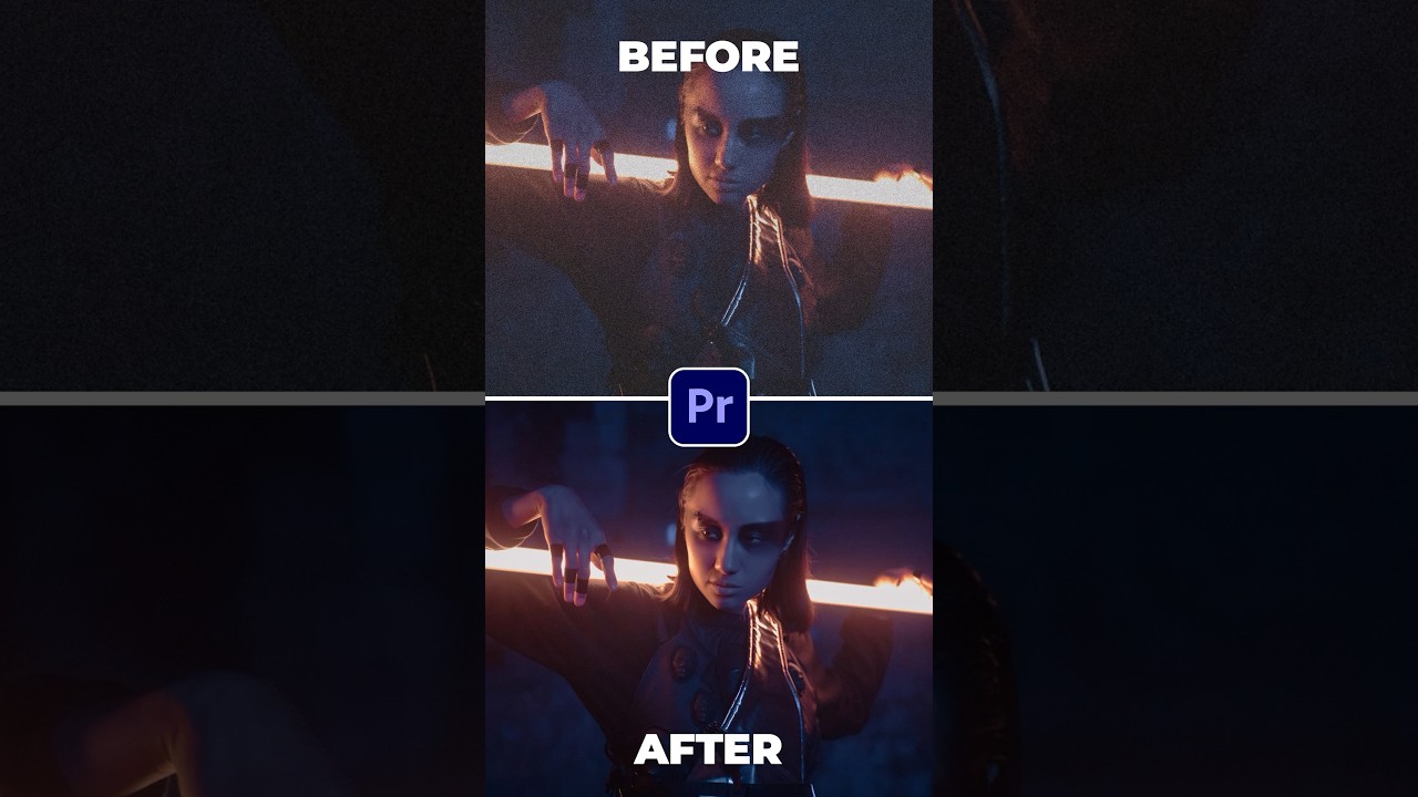 Как устранить шум и исправить шумное/зернистое видео в After Effects #руководство