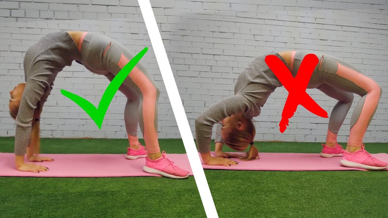 Как правильно встать в мостик. Нюансы и самые частые ошибки