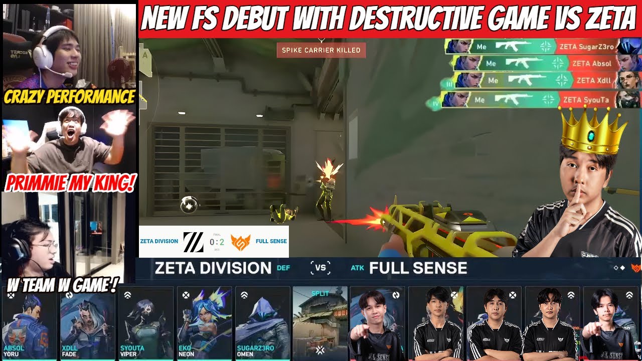 FS Foxz Superbuss & Lammysnax Reacts to NEW FS Shows W Performance [ 2 - 0 ] Against ZETA Division