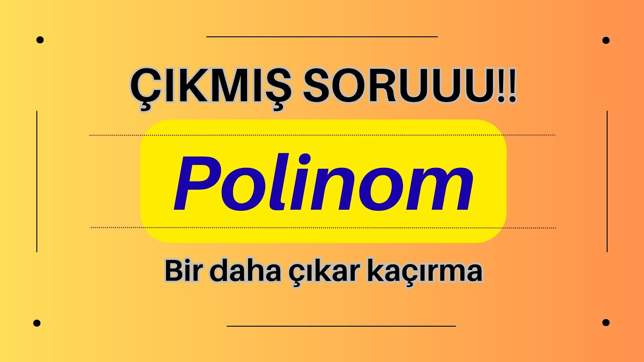 Çıkmış soru polinom #kesfet #yks #keşfetedüş #ykstavsiye #keşfet #keşfetbeniöneçıkar #keşfetteyiz 