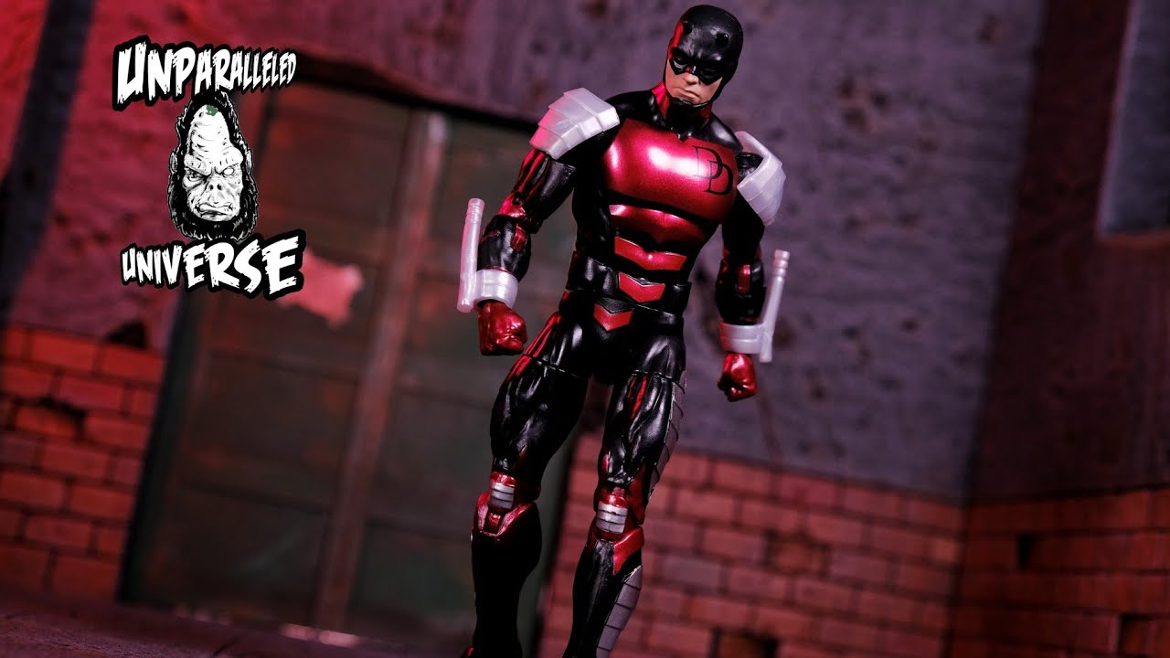 Marvel Legends Spider-Man Vintage Wave Armored Daredevil Review (don't sleep!!! Hasbro killed it!)