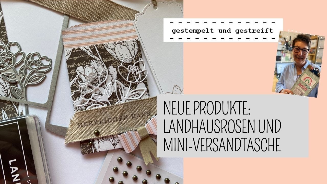 Kreative Ideen mit Produkten von Stampin´Up! | Landhausrosen | Mini-Versandtasche - neue Produkte