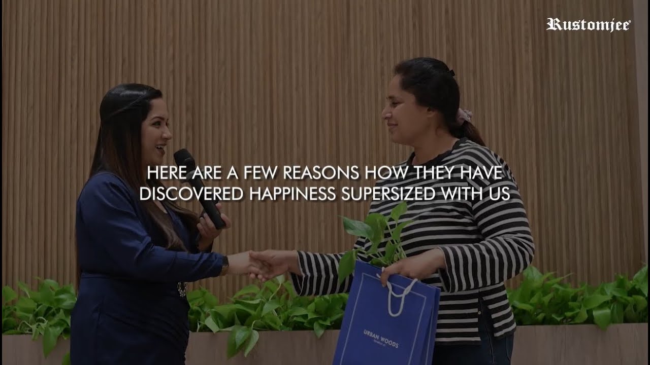 Homebuyers found their Happiness Supersized with Rustomjee UrbanWoods, Dombivli #happyclients