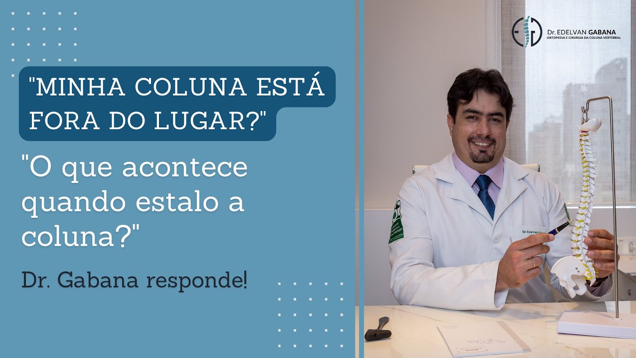 O que acontece quando estalo a coluna?