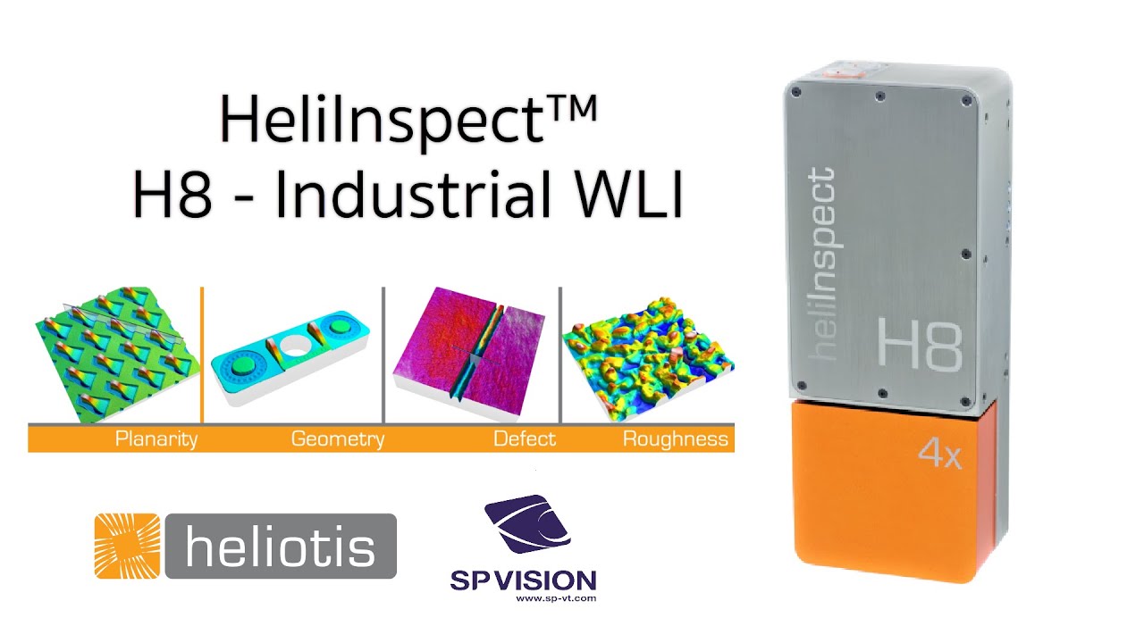 3D Camera : heliInspect&trade; H8 &ndash; Industrial WLI