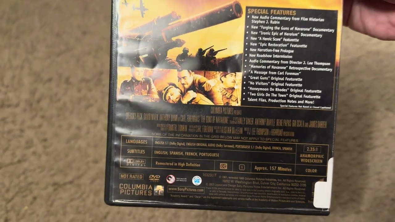 The Guns Of Navarone Collector’s Edition DVD Edition