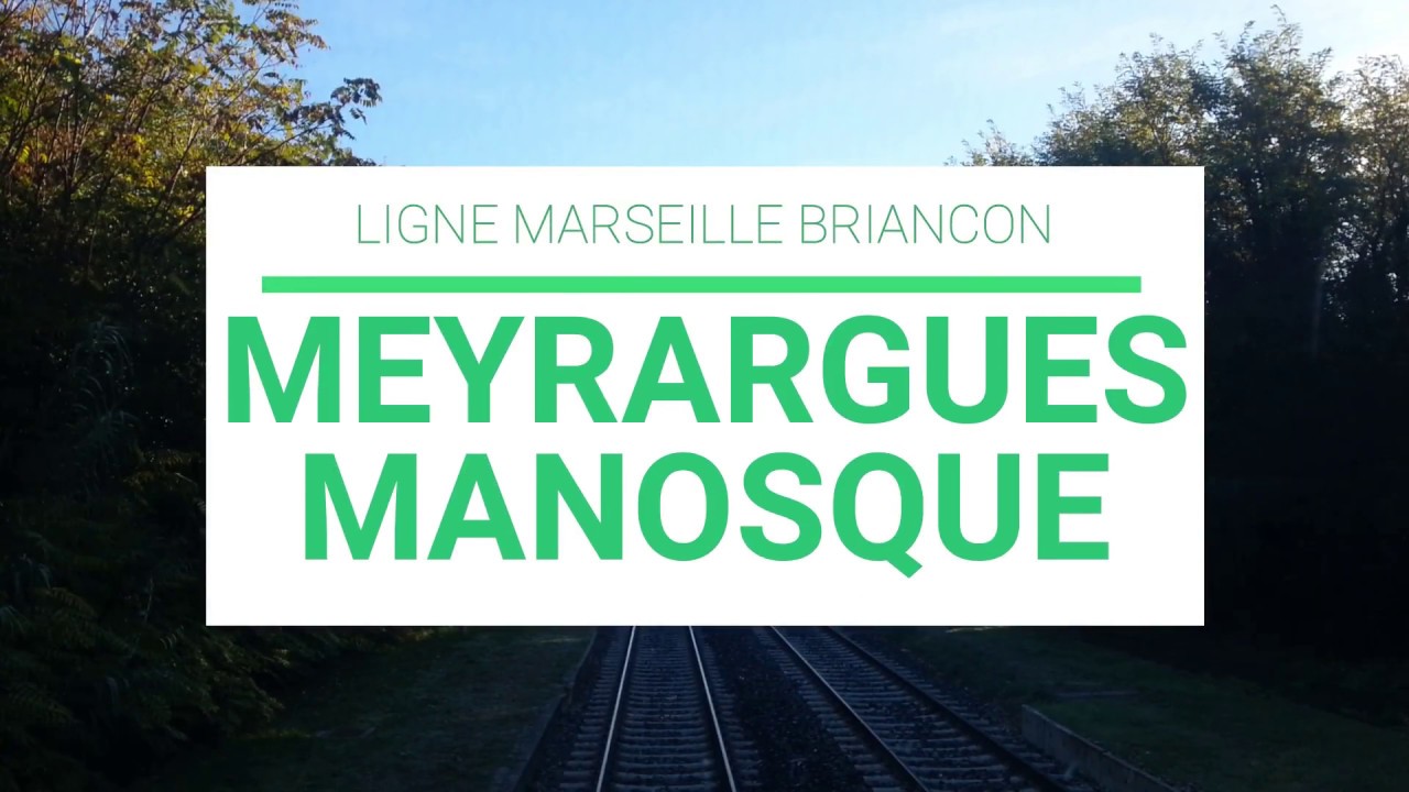 2 Meyrargues &agrave; Manosque Ligne Val de Durance en cabine BGC B81500 [cab ride drive view SNCF]