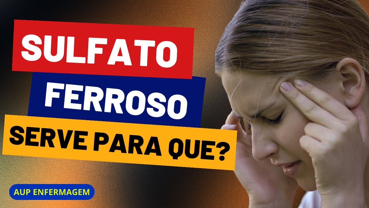 Sulfato ferroso serve para que #sulfatoferroso #anemia #medicamento #saude #saudeebemestar
