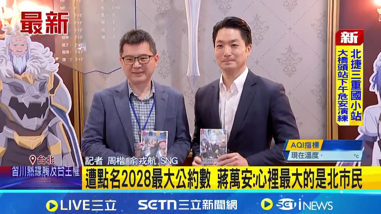 中國將開放上海居民赴金馬旅遊 蔣:盼兩岸做智慧決定 遭點名2028最大公約數 蔣萬安:心裡最大的是北市民｜記者 周楷 俞戎航｜台灣要聞20260205｜三立iNEWS
