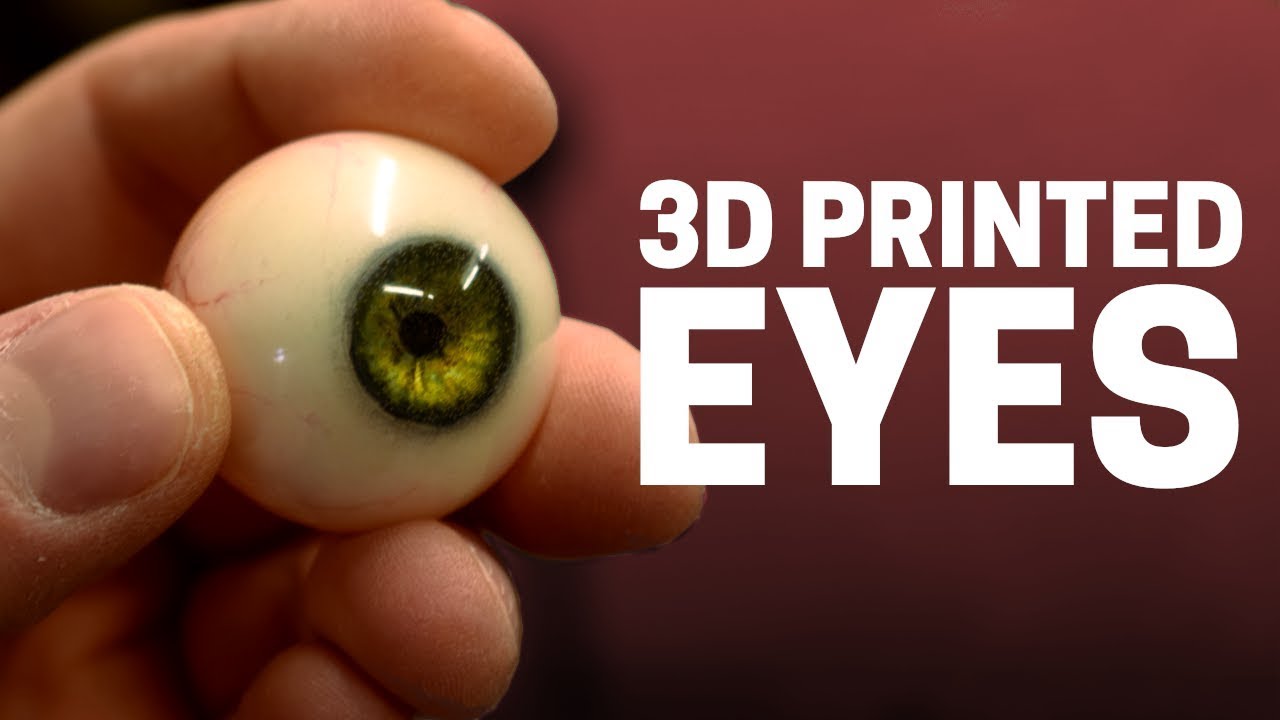 Как сделать реалистичные глаза с помощью 3D-печати для аниматронных глазных механизмов