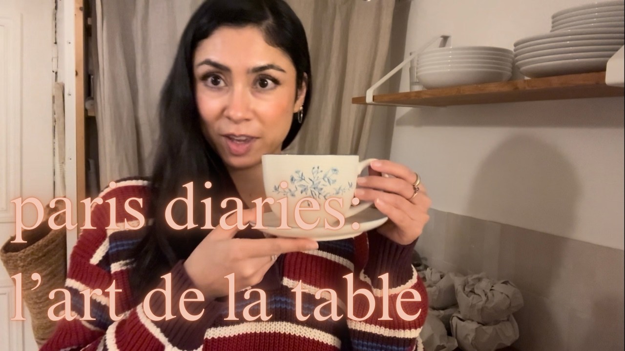 l'art de la table dans mon appartement parisien