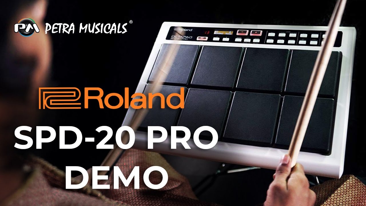 ROLAND OCTAPAD SPD-20 PRO (INDIAN TONES)  DEMO  ||  Petra Musicals