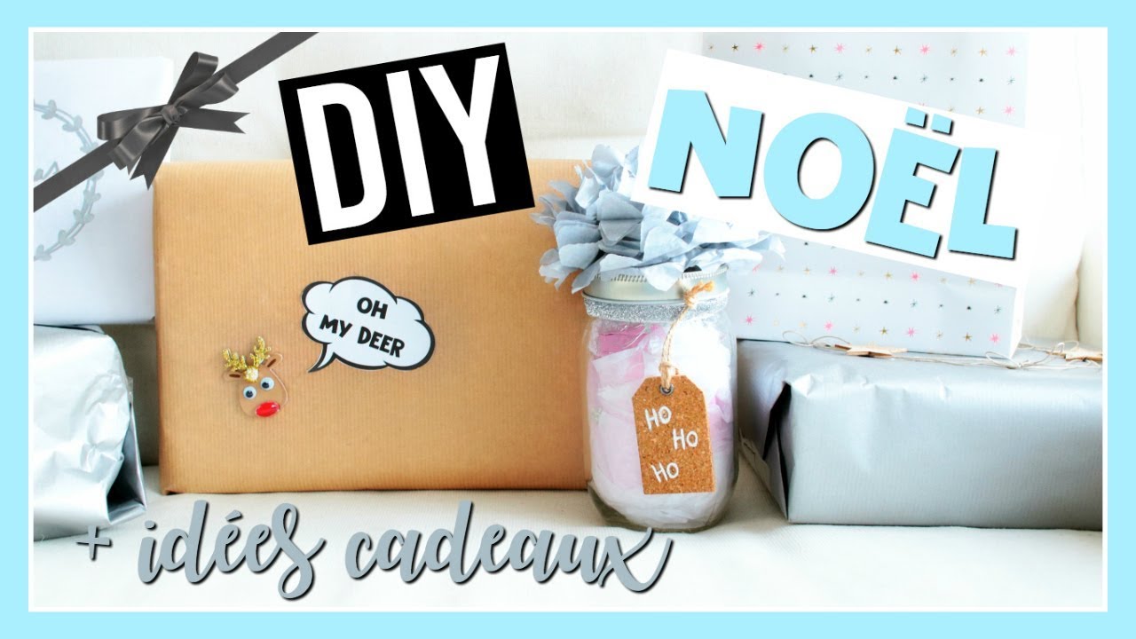DIY EMBALLAGES CADEAUX DE NOËL & IDÉES CADEAUX