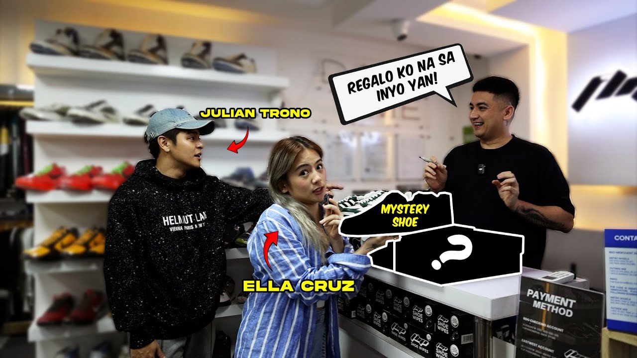 ELLA CRUZ AT JULIAN TRONO FIRST TIME SA SHOP NATIN?