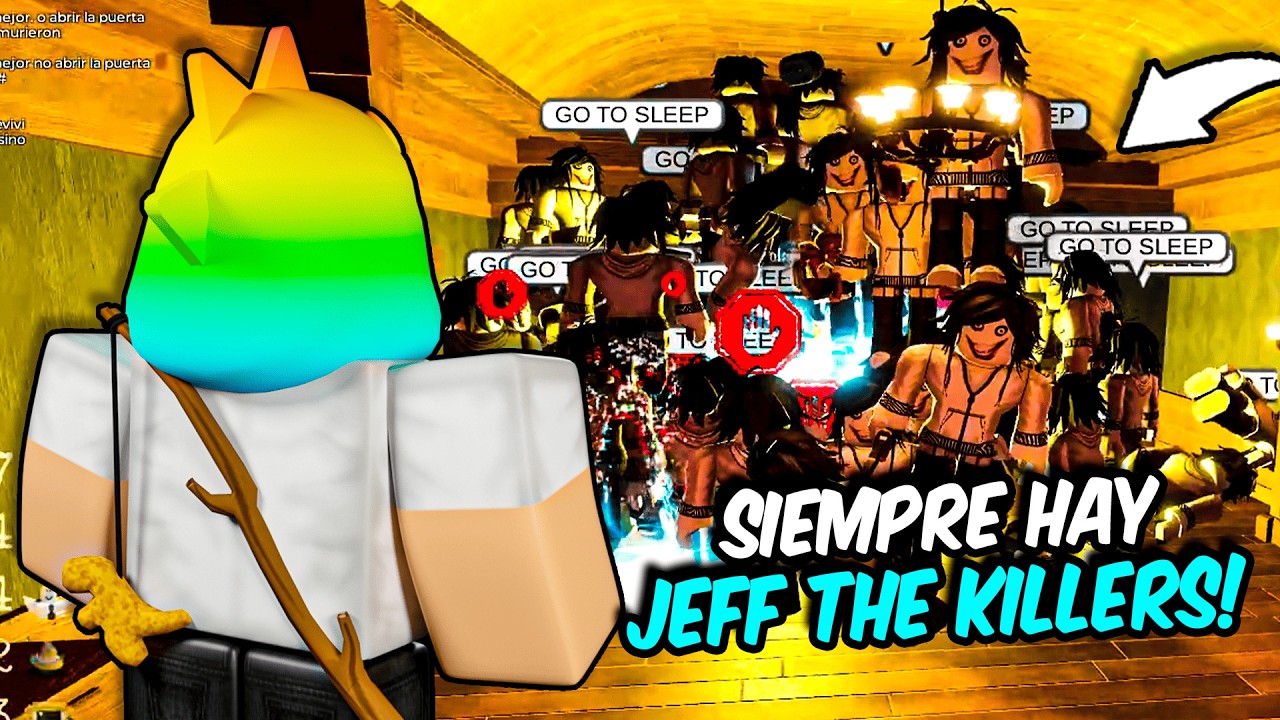 DOORS but in EVERY ROOM +100 JEFFS THE KILLERS COME OUT! 😨 (roblox)