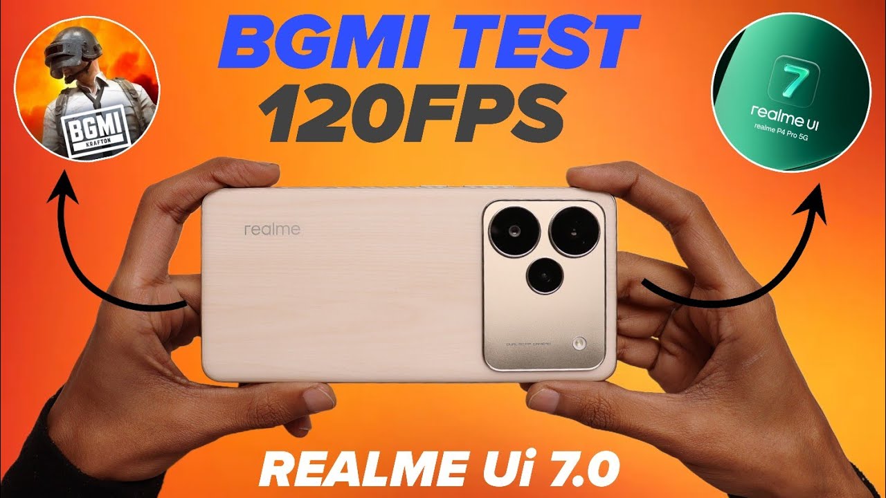 realme P4 Pro - Тест BGMI после обновления realme UI до версии 7.0 | Падение FPS, нагрев и тест б...