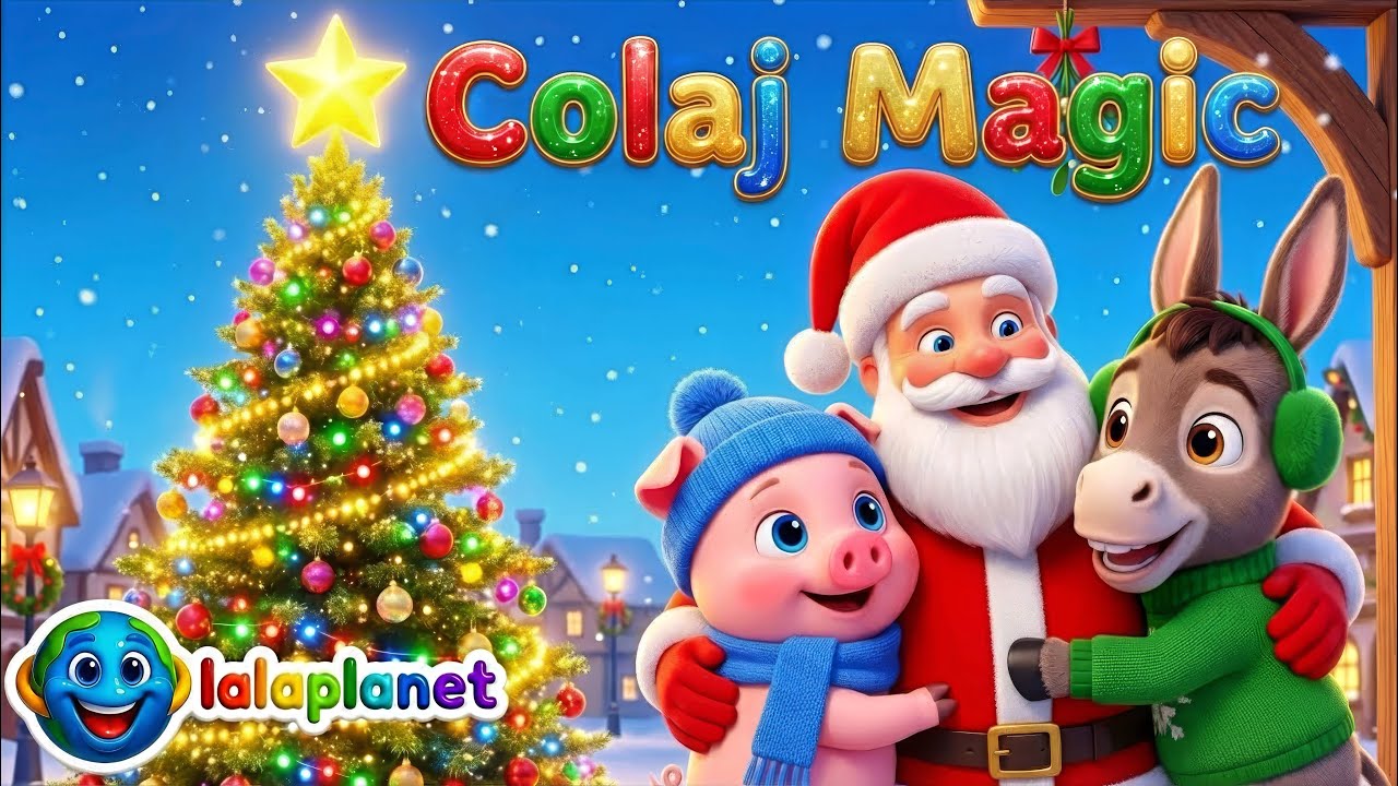LaLaPlanet – Colaj MAGIC de Colinde de Crăciun pentru Copii 🎄⭐ | Tâgâdâm Pâș Pâș și Prietenii ✨