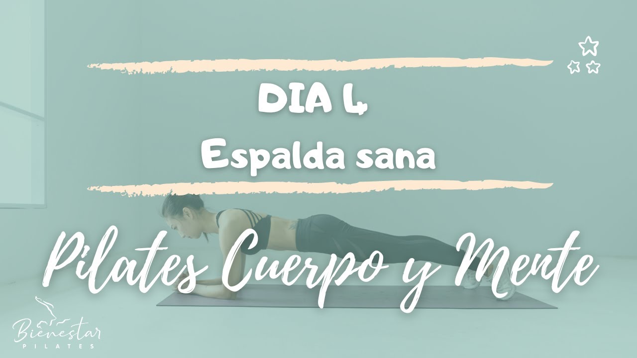 ✔ DIA 4 RETO PILATES CUERPO Y MENTE ❤: ✨ Espalda sana ✨ #retobienestarpilates