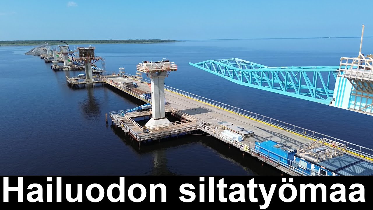 Hailuodon siltatyömaa 11.7.2025