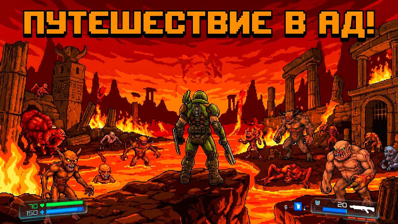 DOOM 2016 - ламповое приключение в аду (часть 1)