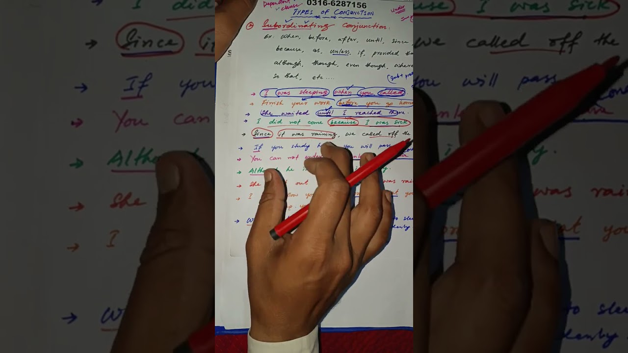 #conjunction #Subordinatingconjunction #partsofspeech #grammar 