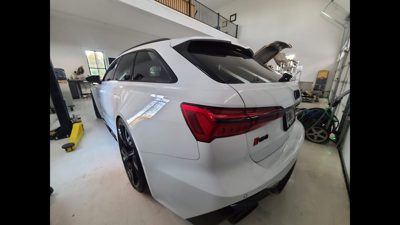 Занижение подвески C8 RS6 с помощью VAG COM