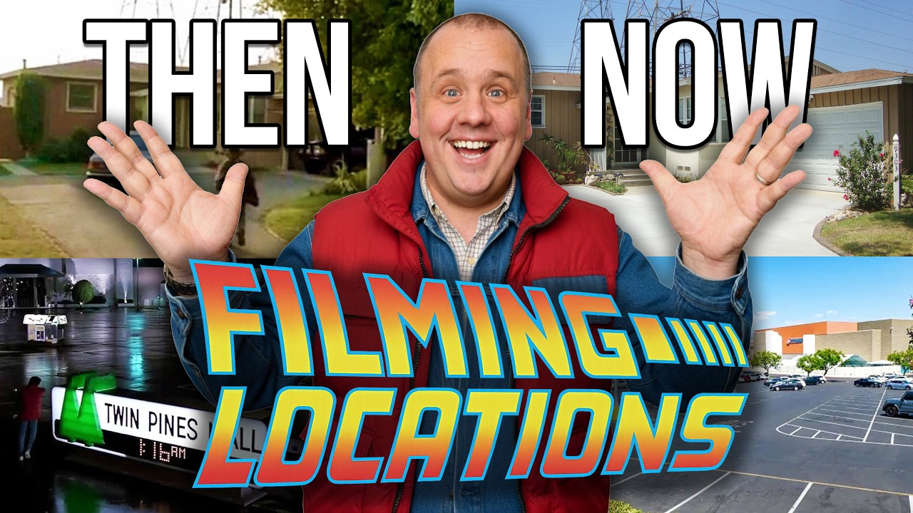 Visiting the BACK TO THE FUTURE Filming Locations…  IN THE DELOREAN