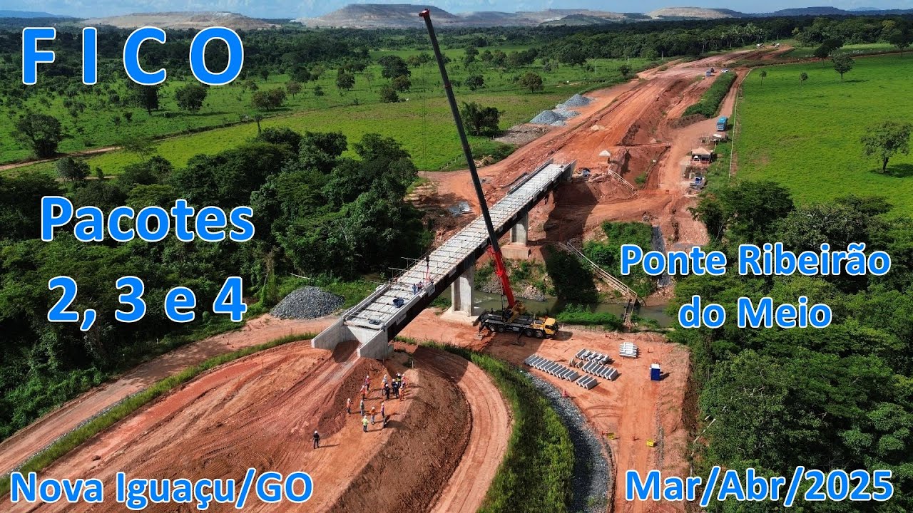 FICO 2025 PACOTES 2/3/4 EVOLUÇÃO OBRAS MARÇO/ABRIL/25 - NOVA IGUAÇU/STA TEREZ/CRIXÁS-GO - # 7/2025
