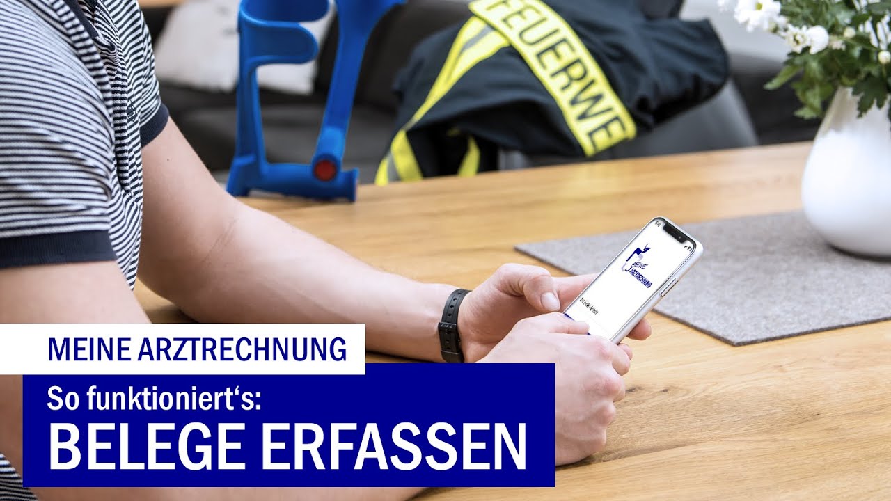 Belege erfassen mit MEINE ARZTRECHNUNG