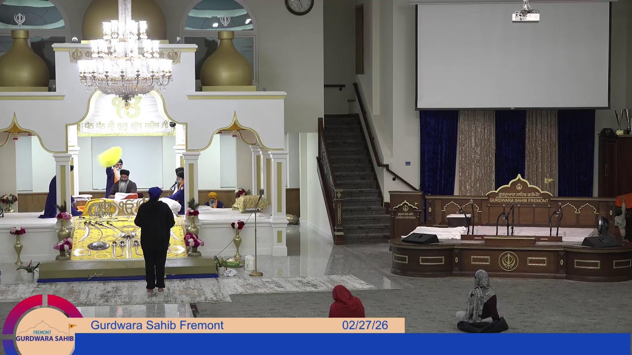 Gurdwara Sahib Fremont Evening Diwan 2026-02-27