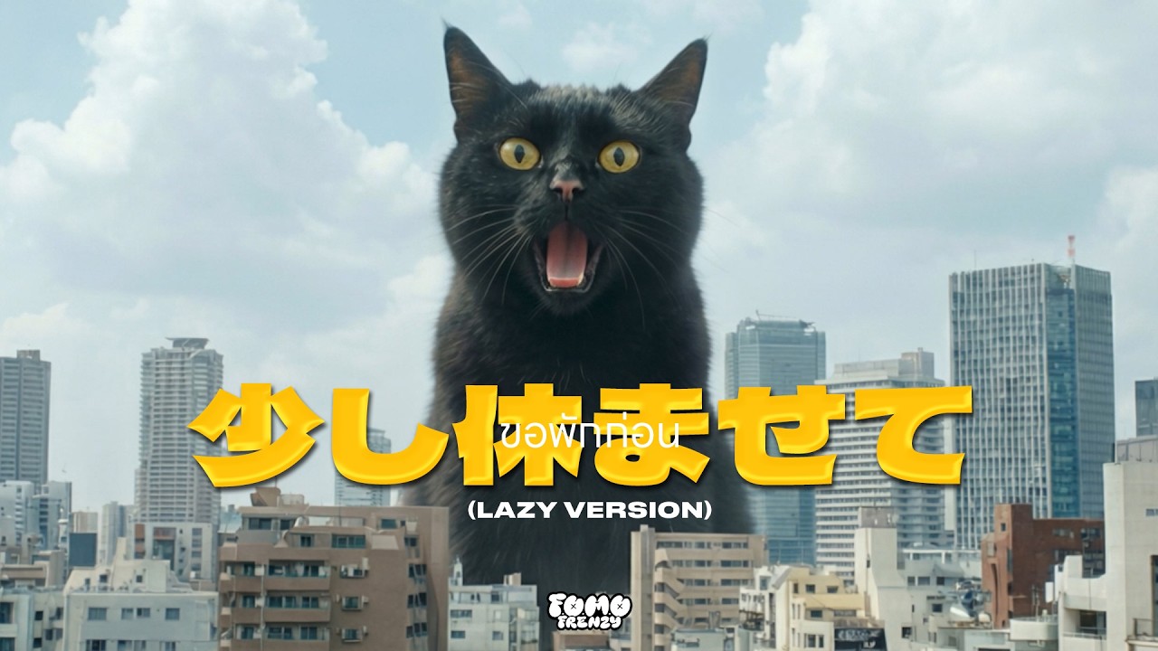 ขอพักก่อน [ 少し休ませて ] (lazy version) - FOMOFRENZY | [ Music Visualizer ]