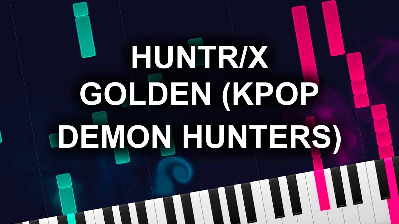 HUNTR/X - Golden (Kpop Demon Hunters) (Piano Tutorial)