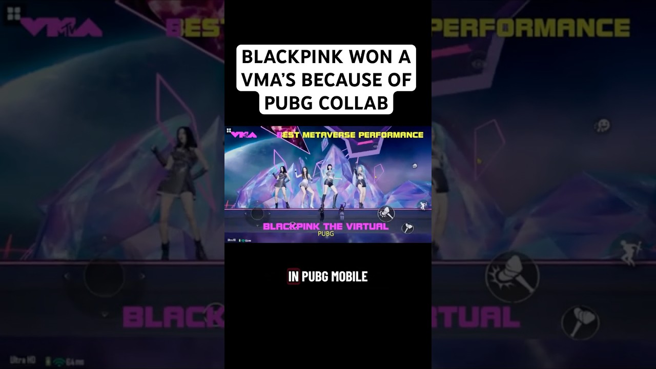 BLACKPINK won a VMA for their PUBG Collab??? 