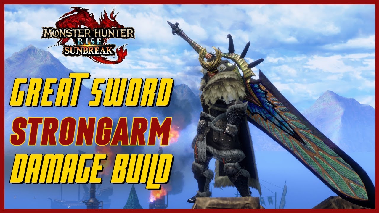 MHRise: Sunbreak - 100% Affinity Great Sword Build (Ver12.0) - Offensive Guard & Buildup Boost