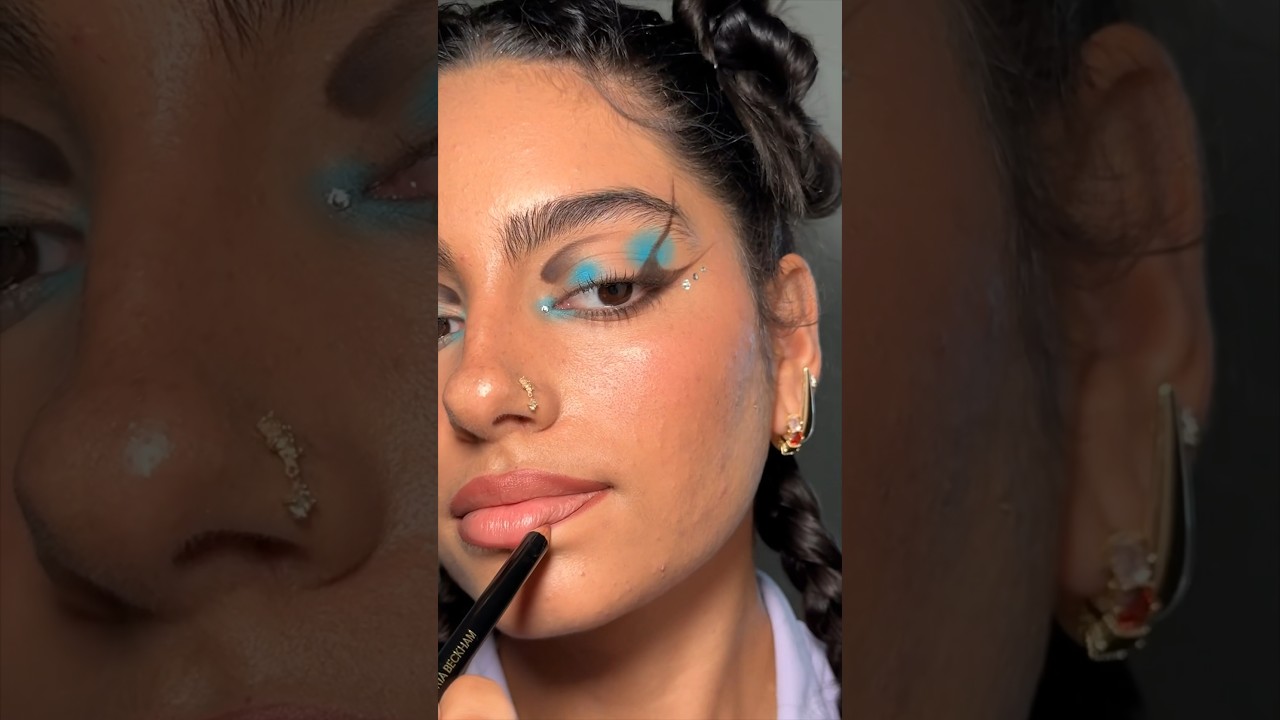Doing editorial makeup for the first time