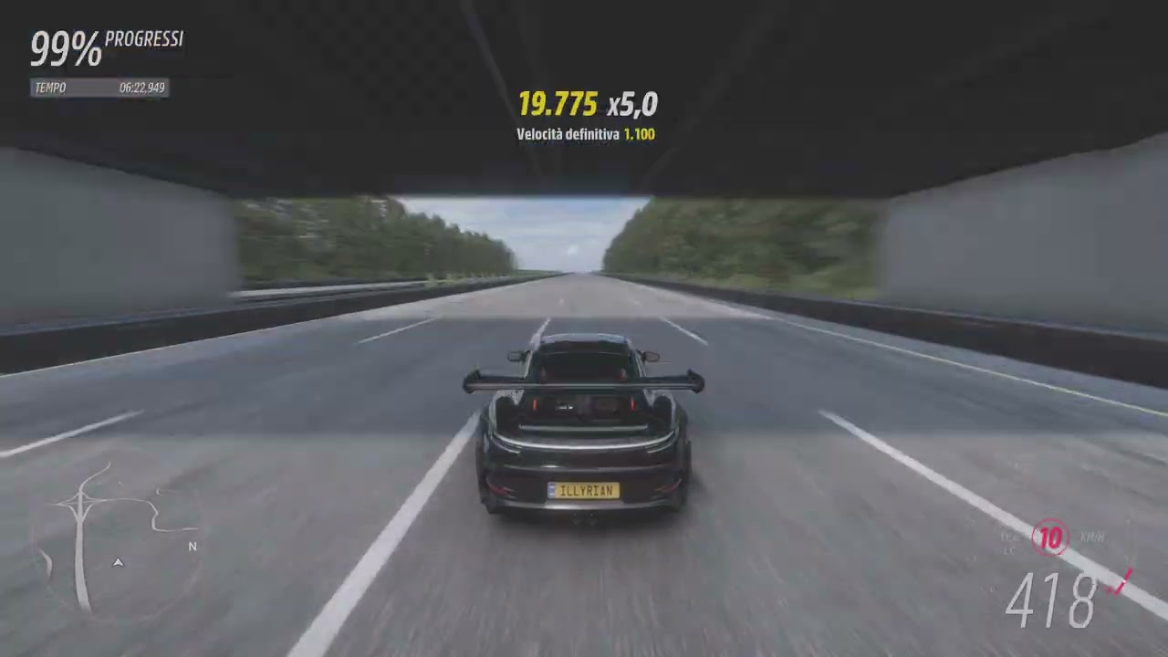 4K German Autobahn Blitz: Porsche GT3 RS Top Speed Run | FH5