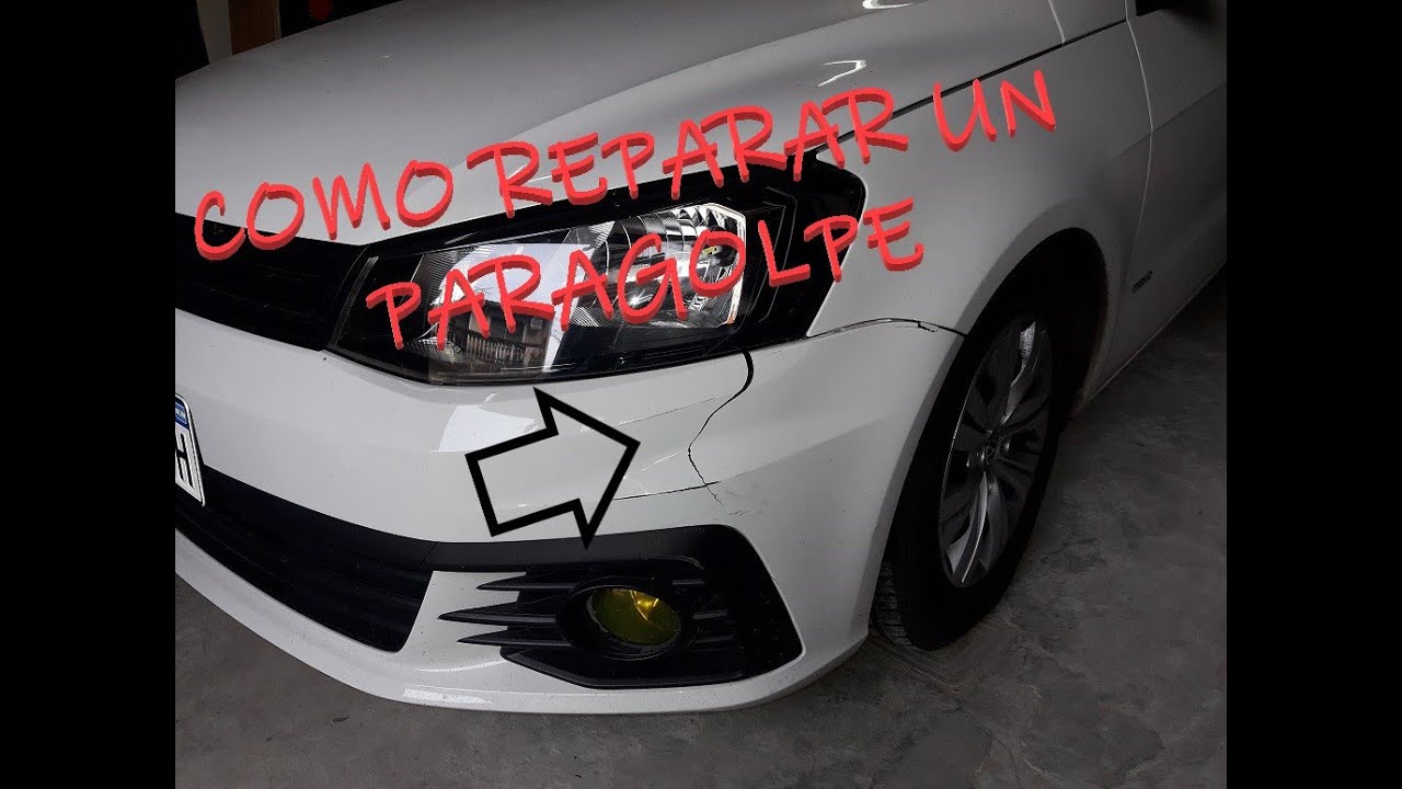 REPARACIÓN PARAGOLPE + RETOKE DE PINTURA