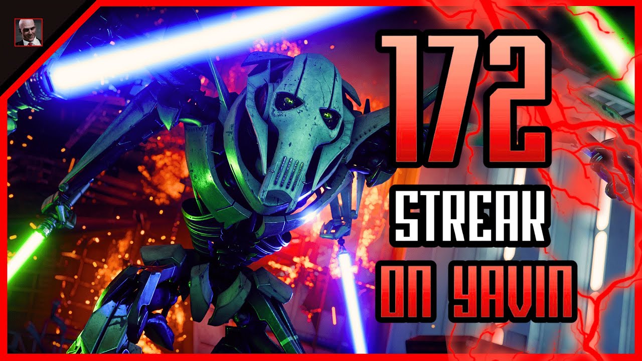 Star Wars Battlefront 2｜General Grievous 172 Killstreak on Yavin 4