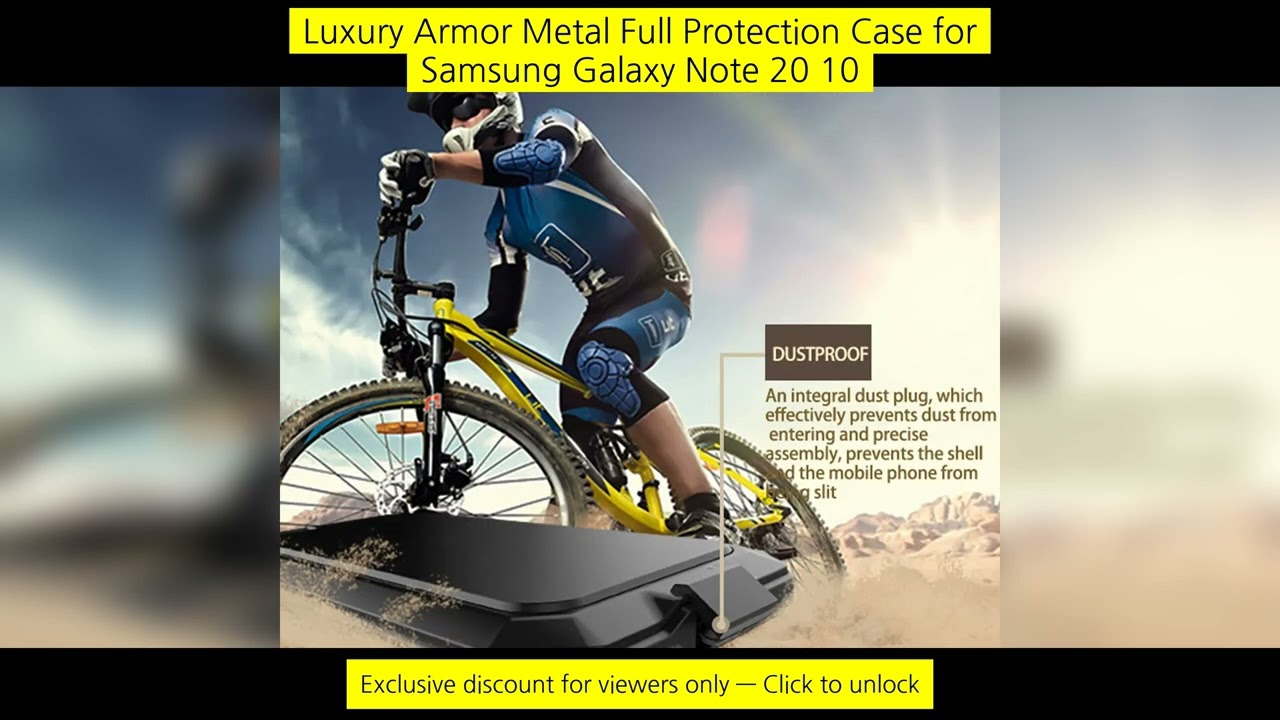 Luxury Armor Metal Full Protection Case For Samsung Galaxy Note 20 10 9 8 S20