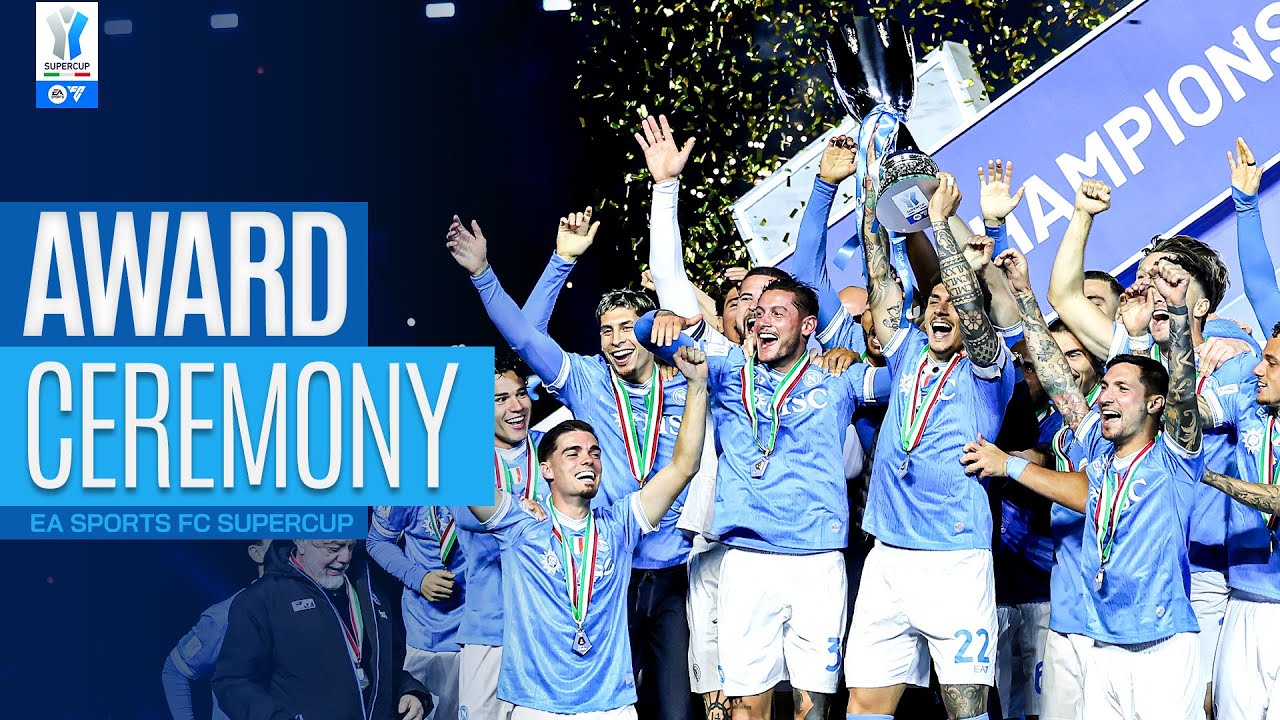 Napoli Lift Their Third Supercup! | Award Ceremony | EA SPORTS FC Supercup 2025/26
