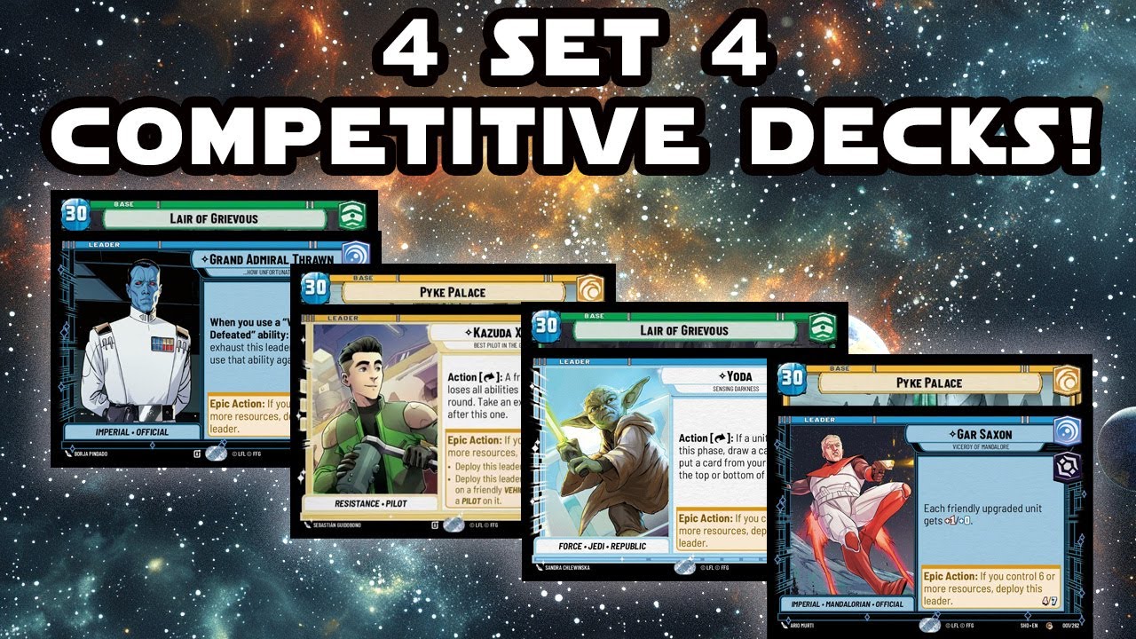 4 POWERFUL decks for JUMP TO LIGHTSPEED (20€ GIVEAWAY)