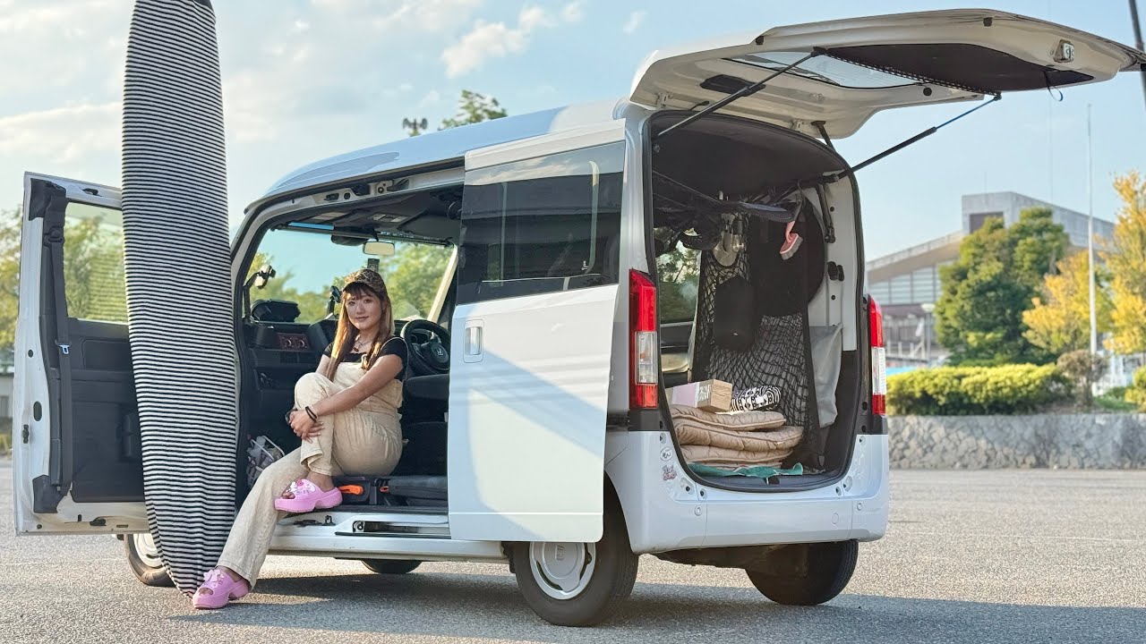 【スノーボーダーの愛車紹介】広すぎるのにハイテクな軽自動車、ホンダN-VAN/あすかだよ