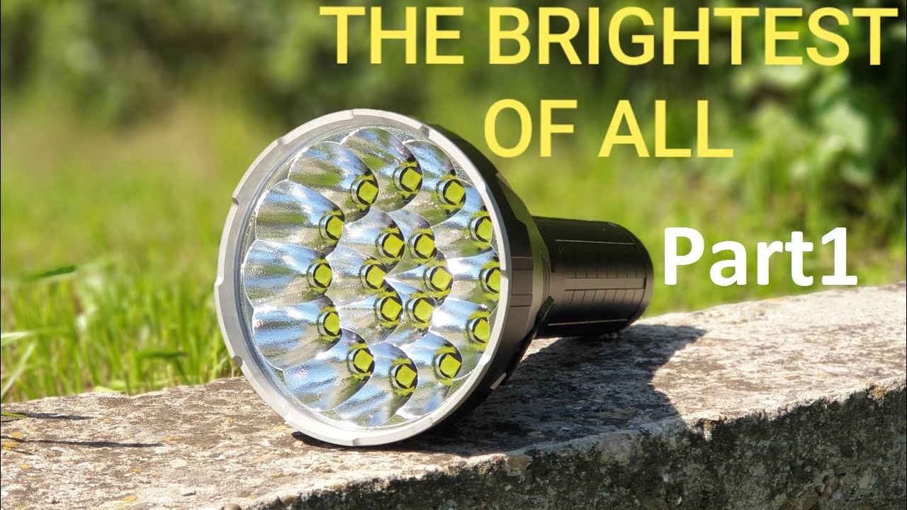 World's brightest flashlight! Review of Imalent MS18 (Part1)(English subtitle, Magyar hang)
