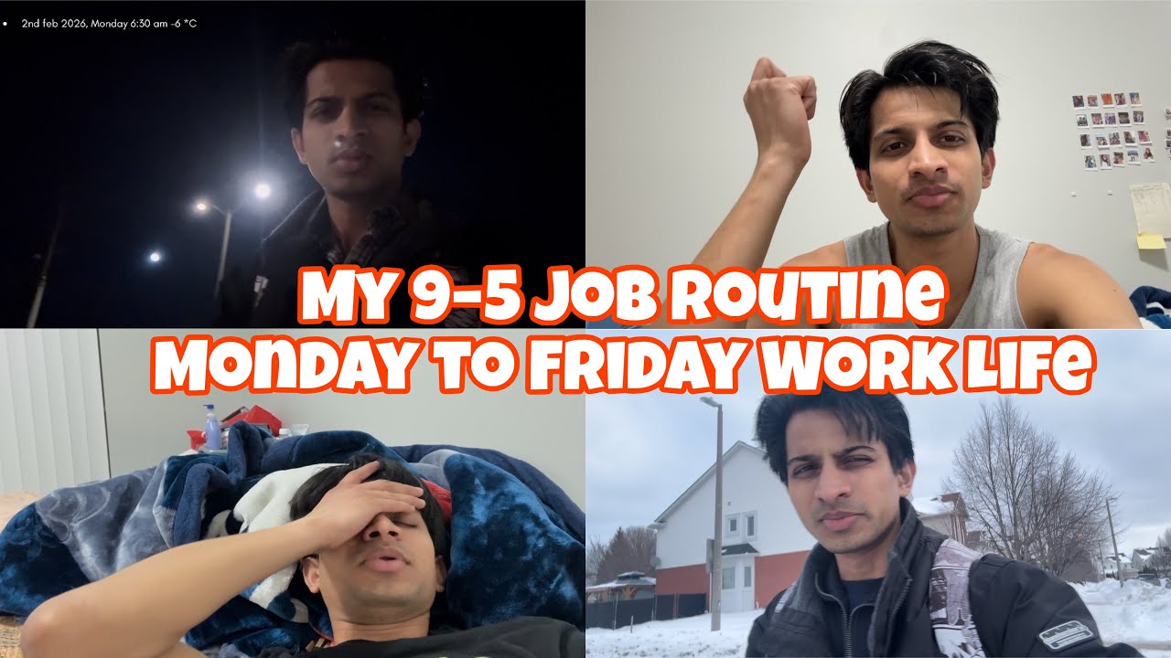 My 9–5 Job Routine | Monday to Friday Work Life