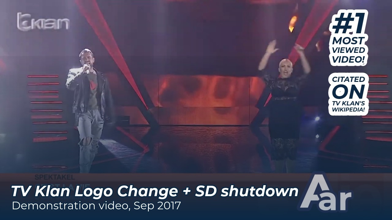 TV Klan Logo Change + SD shutdown (Sep 2017, Mock, Most Viewed Video)
